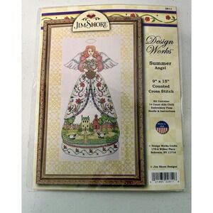 Design Works DW2811 Summer Season Angel Cross Stitch Kit Jim Shore Designs